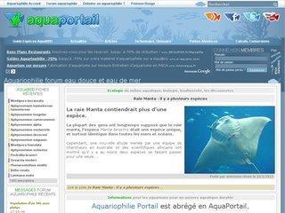 aquariophilie portail